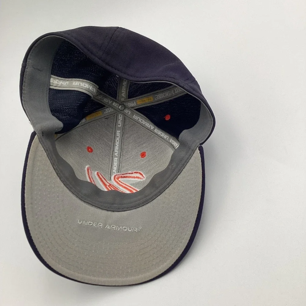 Under Armour Purple Baseball Cap‎ With Orange 